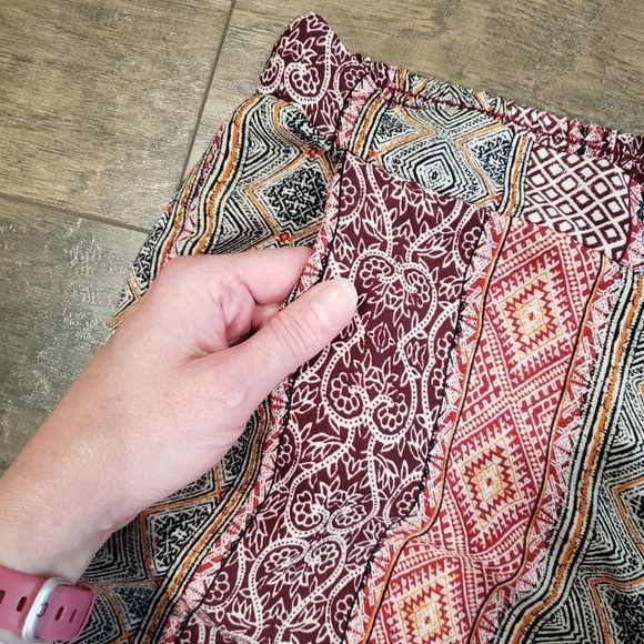 💐🌻 A. Byer Lightweight Boho Palazzo Pants Size medium. Sz8-10🌸🌼🌸 pockets! - Picture 2 of 7